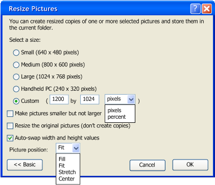Resize Pictures Screenshot