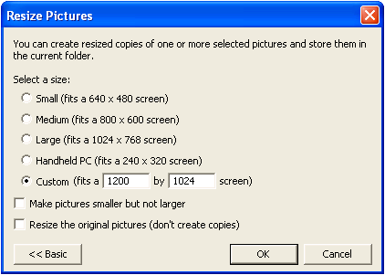 Image Resizer Powertoy for Windows XP